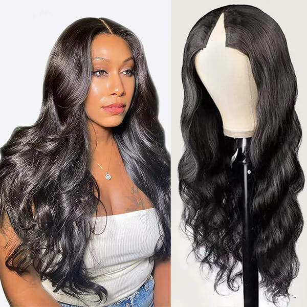CLJHair best glueless v part wigs for beginners body wave hairstyles