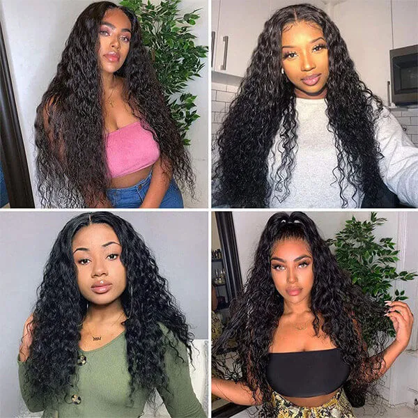 CLJHair glueless 5x5 hd lace wig water wave hairstyles near me