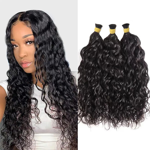 CLJHair water wave virgin human hair extension bulk for sale