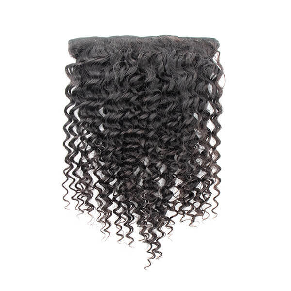 CLJHair virgin deep wave clip in hair extensions for black hair