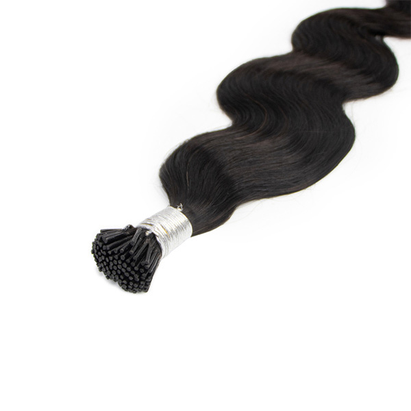 CLJHair body wave i tip 100 human hair extensions for sale