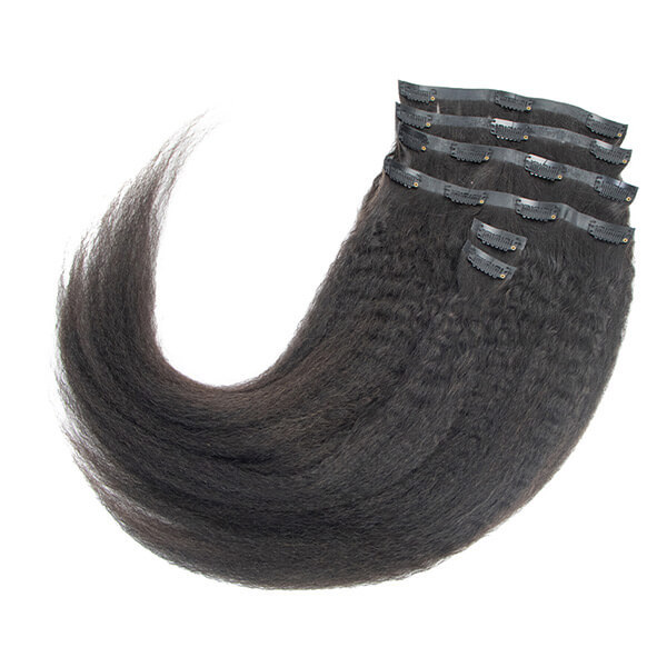 CLJHair seamless clip in hair extensions kinky straight natural hair