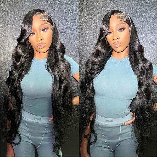 CLJHair cheap body wave transparent full lace wig human hair