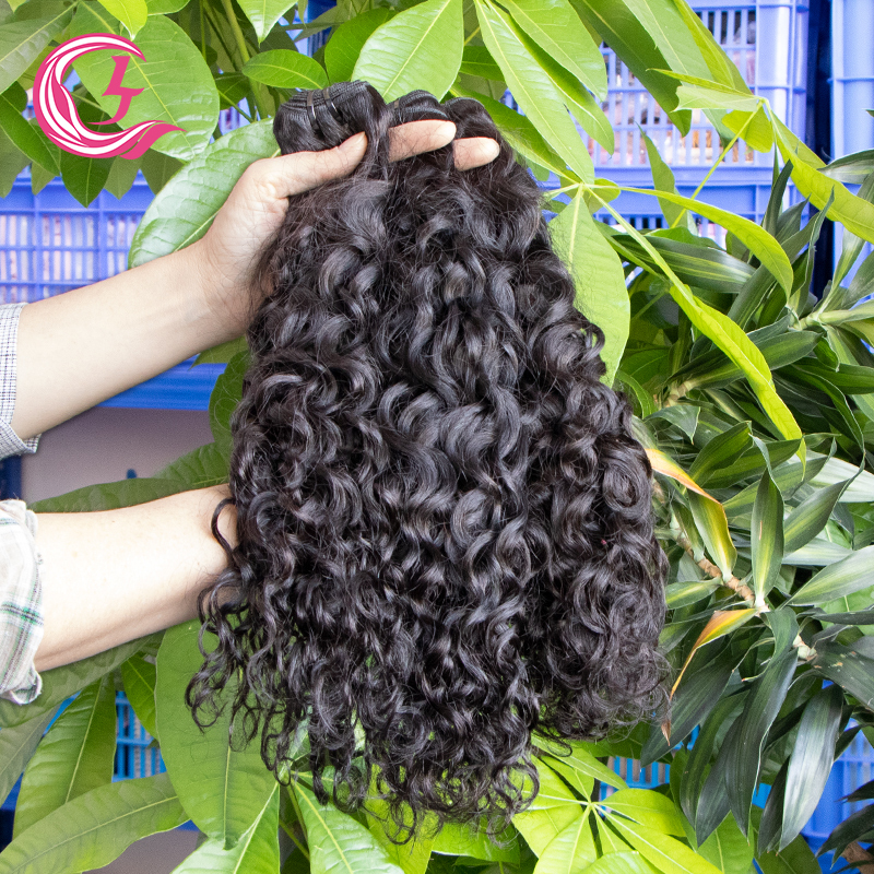 Cljhair Unprocessed Peruvian French Wave Bundles 100G Hair Lot Natural Extensions Human Hair