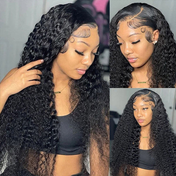 CLJHair virgin brazilian curly hair 4 bundles deals for black women