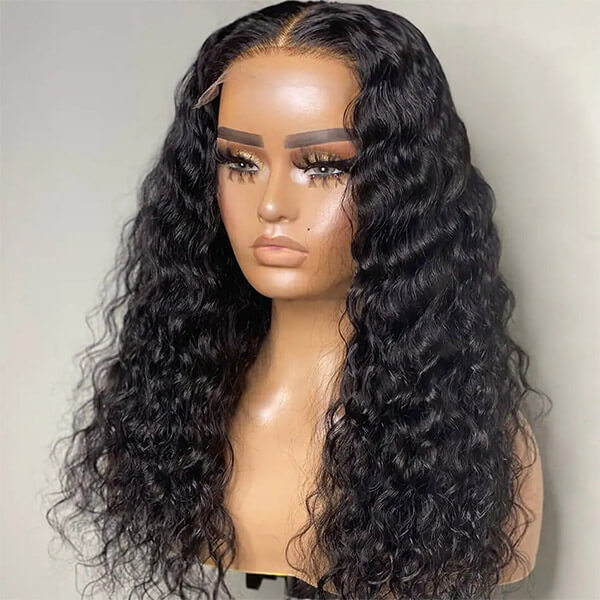 CLJHair 5X5 hd water wave wig hairstyles with optional cap sizes