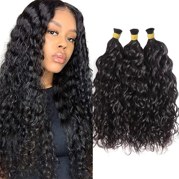 CLJHair water wave virgin human hair extension bulk for sale