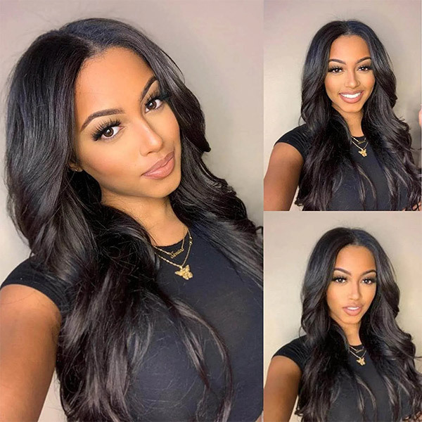 CLJHair body wave 13x4 hd lace frontal wig 3 optional cap sizes