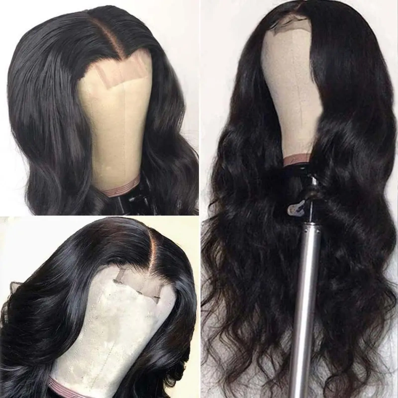 Cljhair【Middle Deep Part】Body Wave 2x6 Kim K HD lace Closure Wig 200%/250% Density Affordable Price Natural