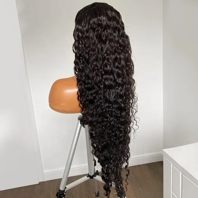 cljhair【Middle Deep Part】2x6 Kim K Deep Wave HD lace Closure Wig 200%/250% Density Natural Affordable Price