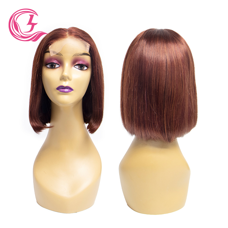 4x4 Transparent Closure Lace Straight #33 Color Bob Wigs Bobo | CLJHAIR