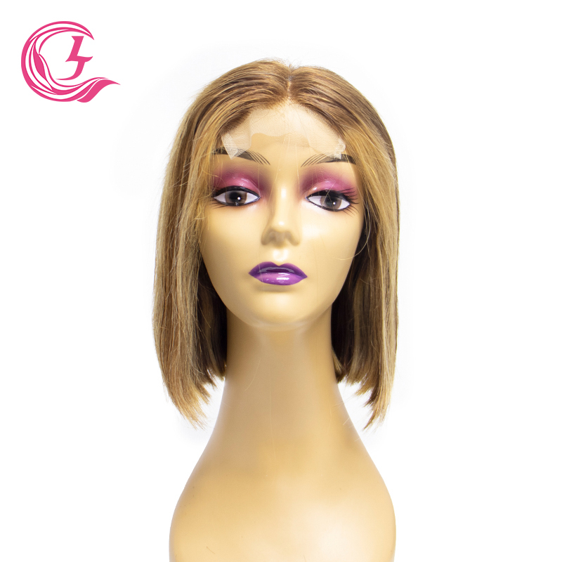 4x4 Transparent Closure Lace Bob Straight Wigs P4-27 Color | CLJHAIR