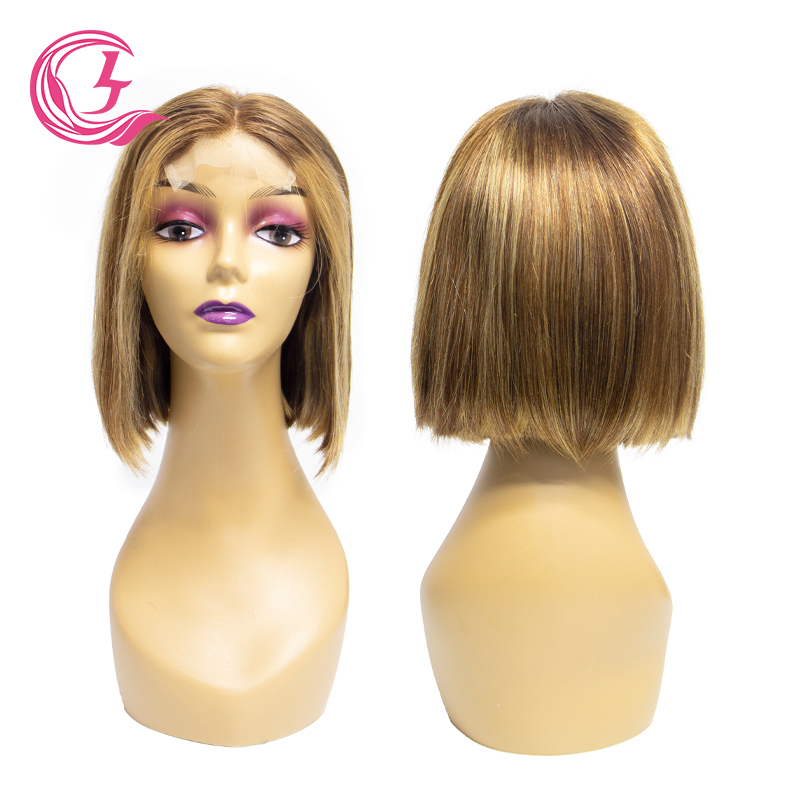 4x4 Transparent Closure Lace Bob Straight Wigs P4-27 Color | CLJHAIR