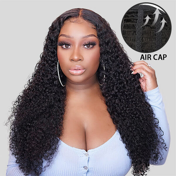 CLJHair breathable cap jerry curly 5x5 hd lace closure wigs near me