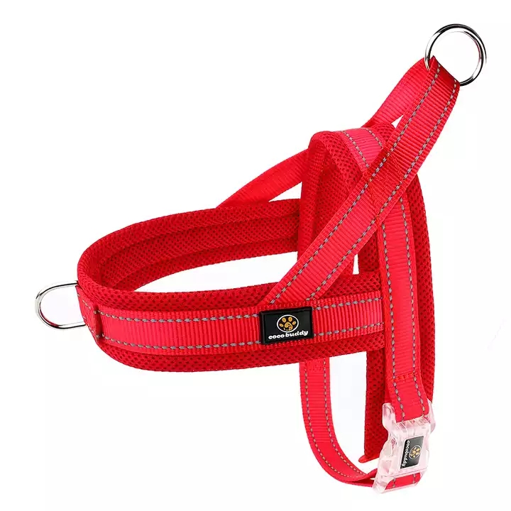 Designer Cotton Easy On Dog Harness - with Optional Personalized Buckle