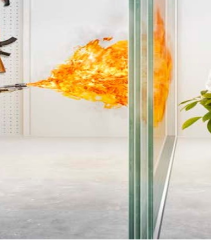 nanoSI inorganic composite fireproof glass