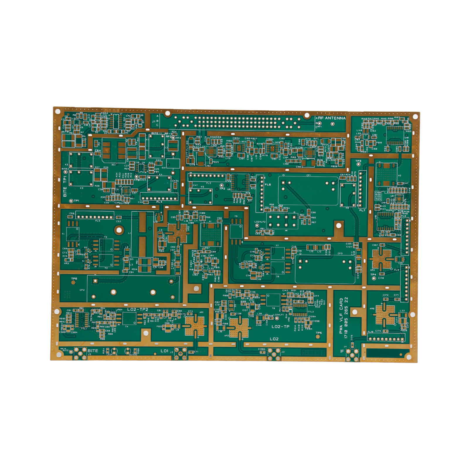 High frequency pcb rogers circuit board Rogers 5880 pcb rogers dielectric materials Dk2.2