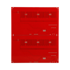 Double sided red oil Rigid PCB FR4 rigid Circuit board manufacturer CHINA OEM ODM
