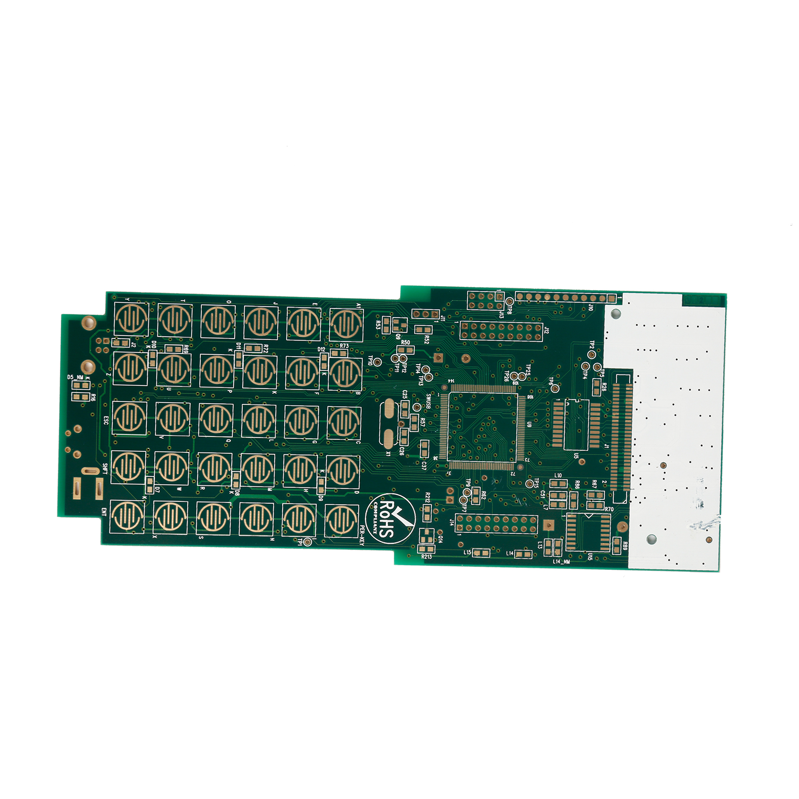 Computer keyboard electronics Rigid pcb design Rigid PCB FR4 Rigid Circuit Board Manufacturer Factory Price ENIG OEM
