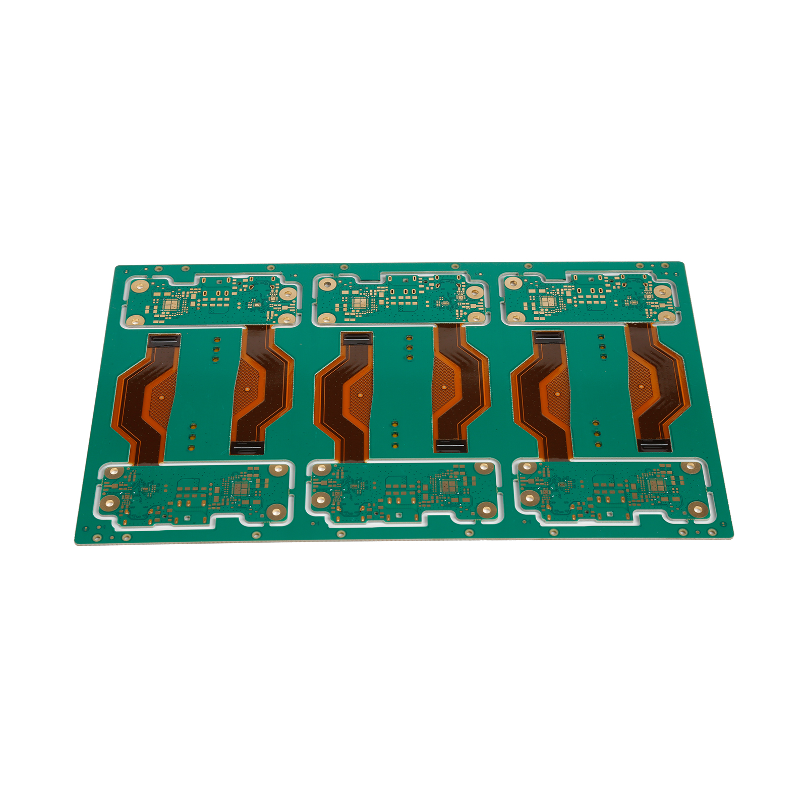 Rigid-flex PCB AU soft and hard combination circuit board ENIG OEM ODM