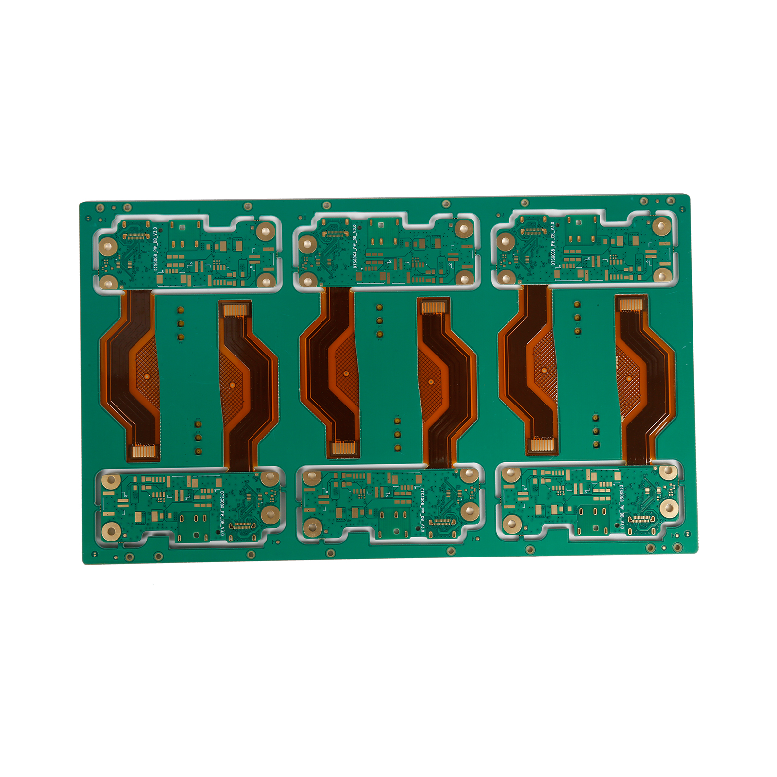 Rigid-flex PCB AU soft and hard combination circuit board ENIG OEM ODM
