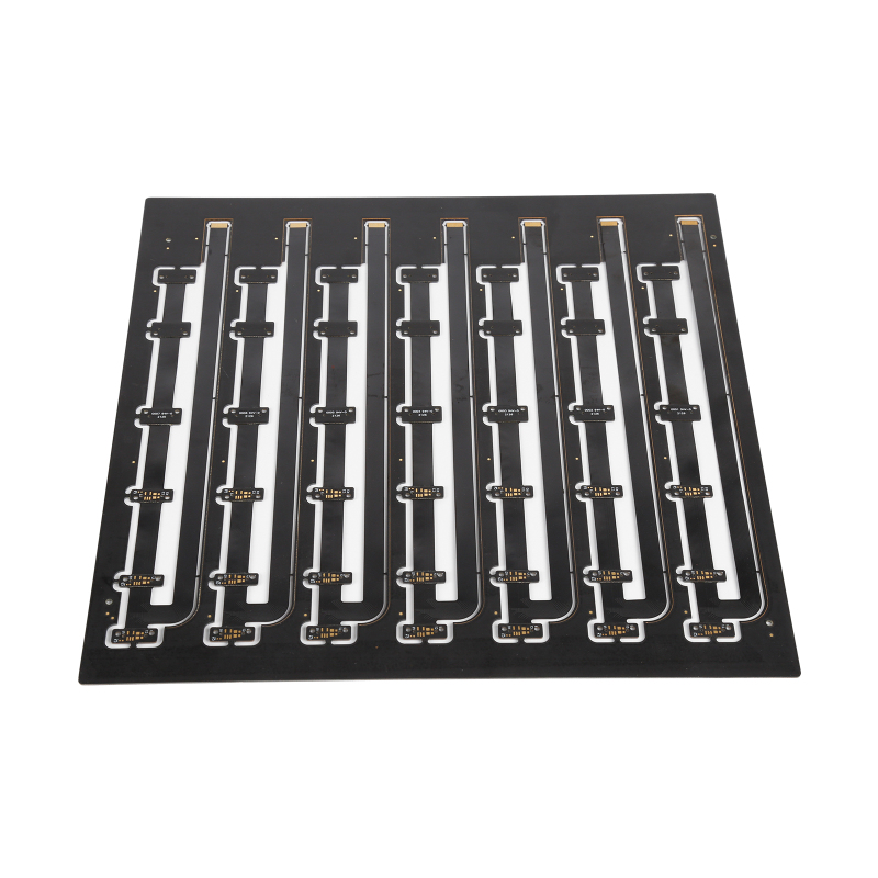 Rigid flex pcb customized circuit board black oil OEM ODM manufacturer Organic resin copper clad laminate multi-stackup