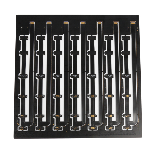 Rigid flex pcb customized circuit board black oil OEM ODM manufacturer Organic resin copper clad laminate multi-stackup