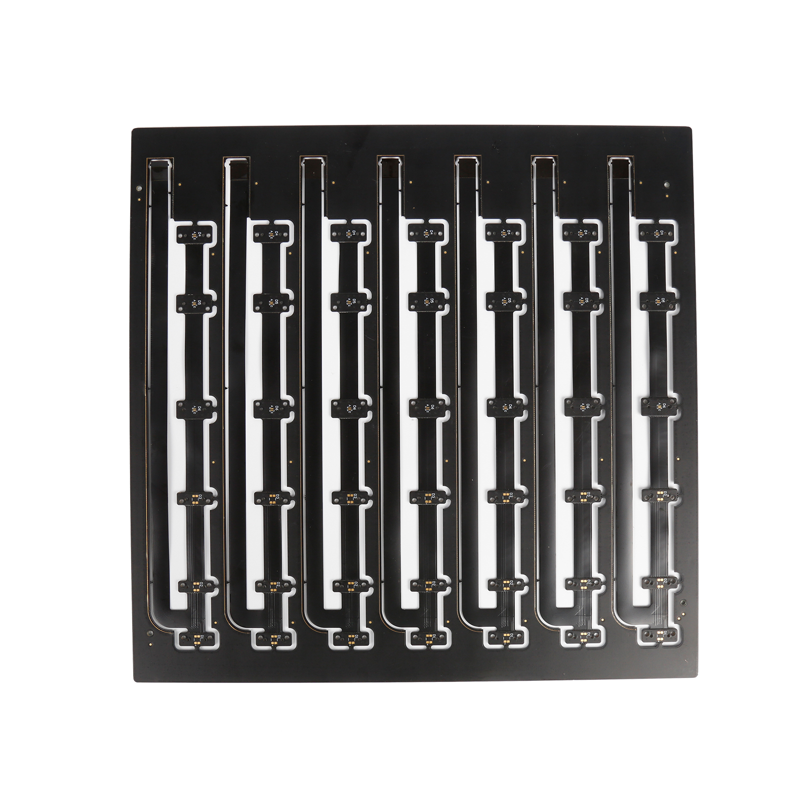 Rigid flex pcb customized circuit board black oil OEM ODM manufacturer Organic resin copper clad laminate multi-stackup