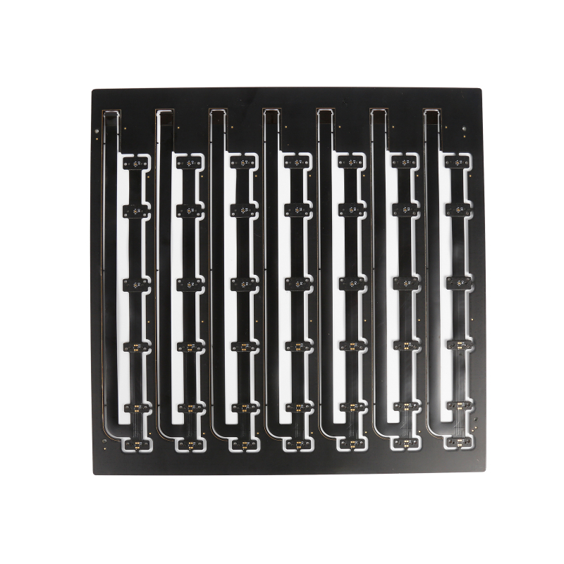 Rigid flex pcb customized circuit board black oil OEM ODM manufacturer Organic resin copper clad laminate multi-stackup