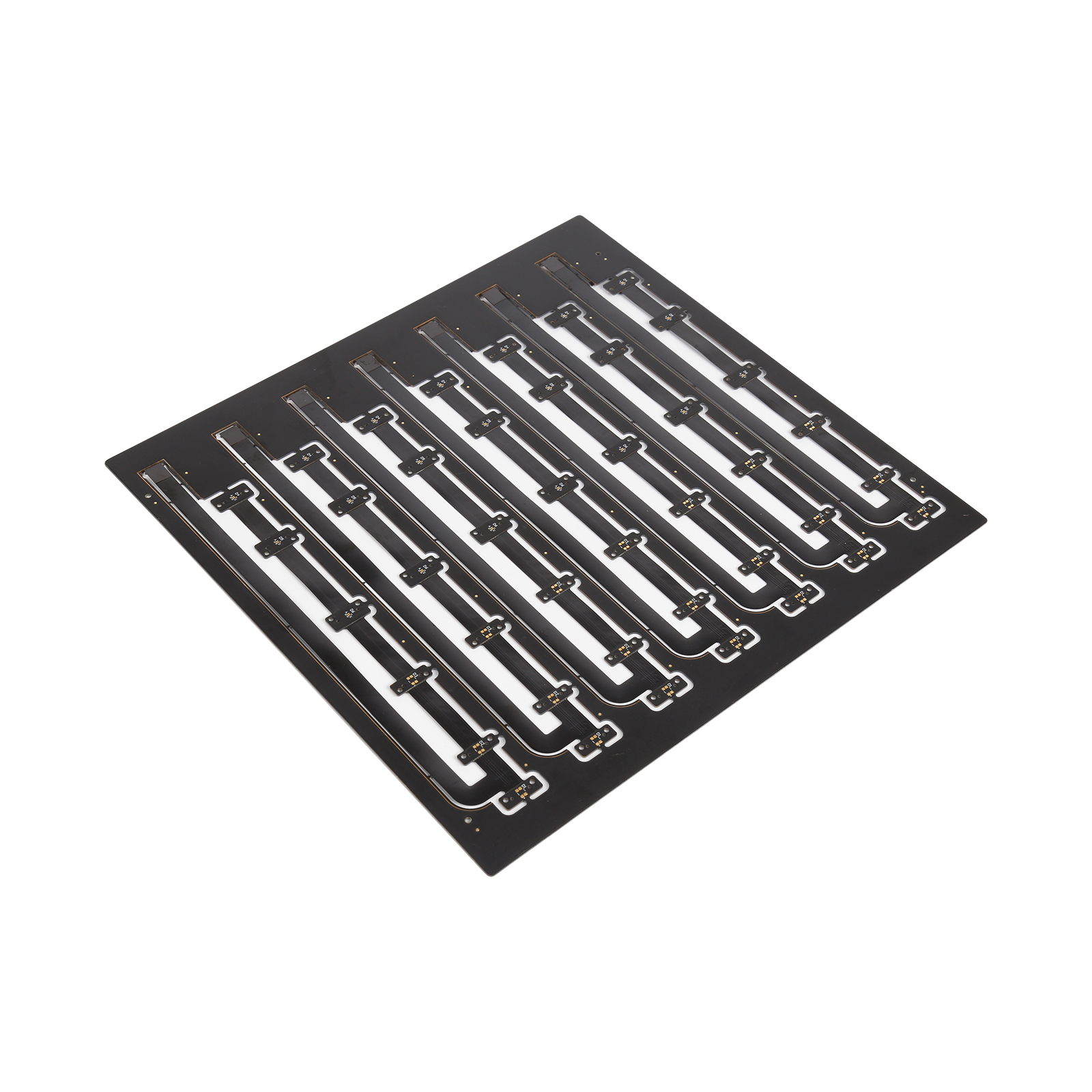 Rigid flex pcb customized circuit board black oil OEM ODM manufacturer Organic resin copper clad laminate multi-stackup