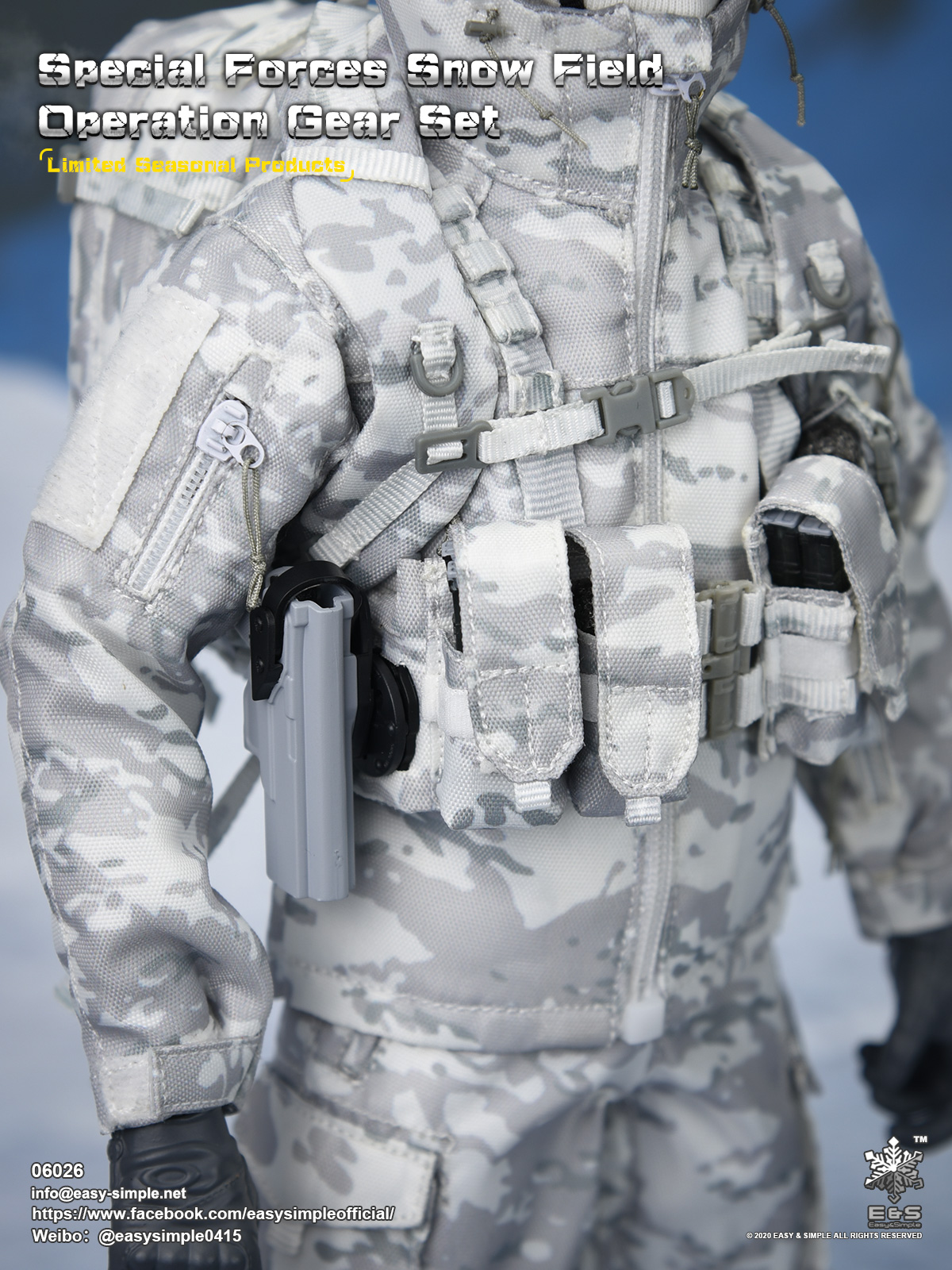 ミリタリー EASY&SIMPLE 1/6 Special Forces Easy&Simple 06026 Special Forces Snow Field Operation Gear Set