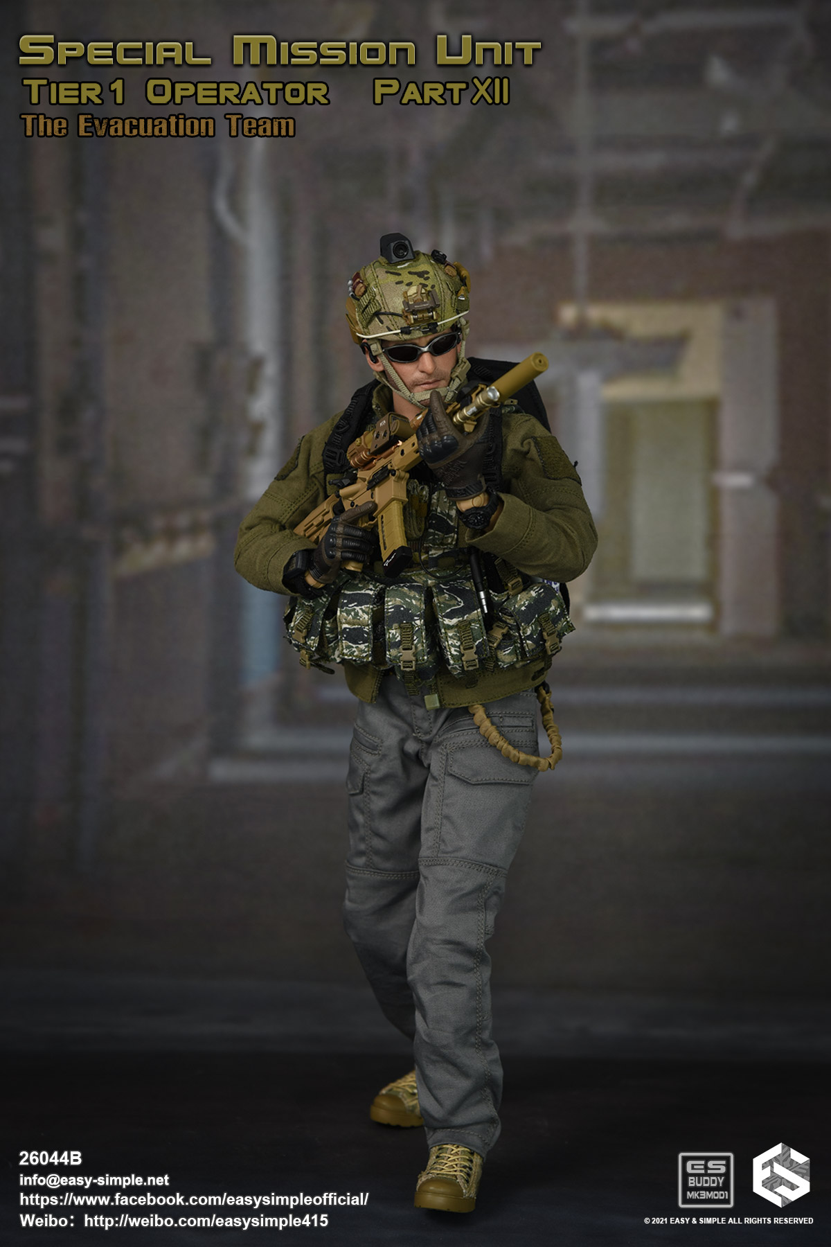 Easy&Simple 26044B Special Mission Unit Tier1 Operator Part