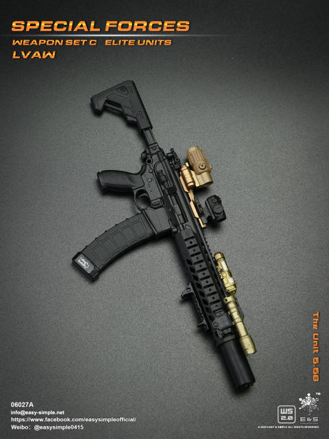 Easy&Simple 06027 Special Forces Weapon Set C Elite Units LVAW