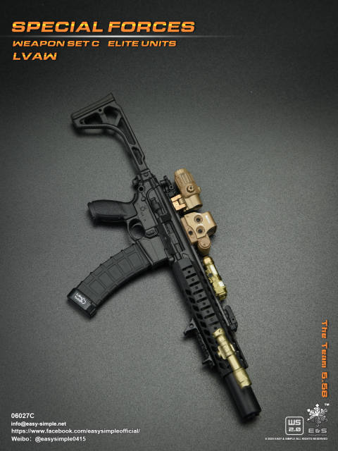 Easy&Simple 06027 Special Forces Weapon Set C Elite Units LVAW