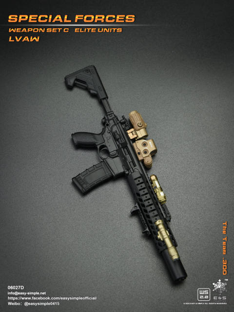 Easy&Simple 06027 Special Forces Weapon Set C Elite Units LVAW