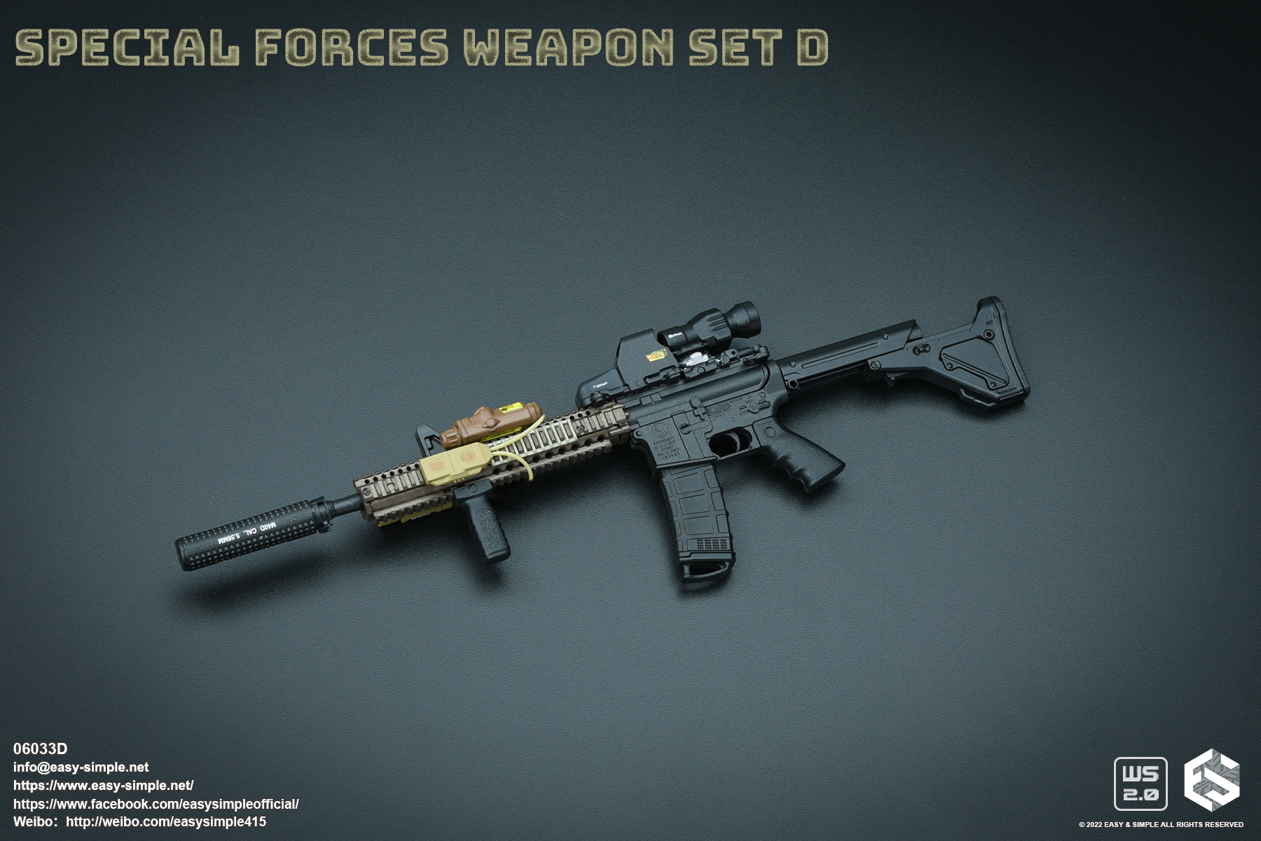 Easy&Simple 06033 Special Forces Weapon Set D