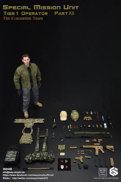 Easy&Simple 26044B Special Mission Unit Tier1 Operator Part XII The Evacuation Team