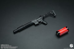 MCX LVAW Skeleton Stock Assault Rifle(black)