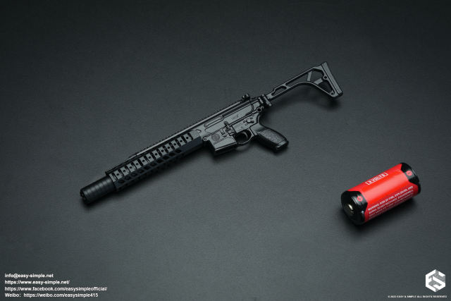 MCX LVAW Skeleton Stock Assault Rifle(black)