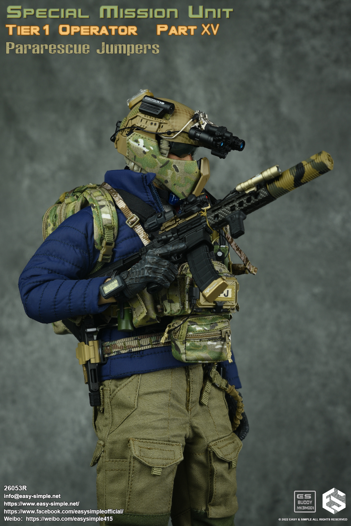 Easy&Simple 26053R SMU Tier1 Operator Part XV Pararescue Jumpers