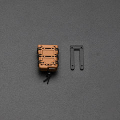 Polymer 5.56 Rifle Mag Pouch(black&tan)
