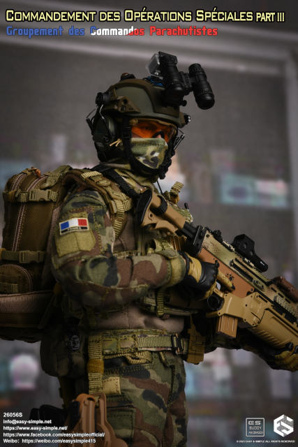 Easy&Simple 26056S Commandement des opérations spéciales Part III COMMANDO PARACHUTISTE DE l'AIR NO.10
