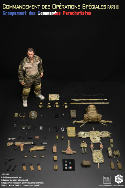 Easy&Simple 26056S Commandement des opérations spéciales Part III COMMANDO PARACHUTISTE DE l'AIR NO.10