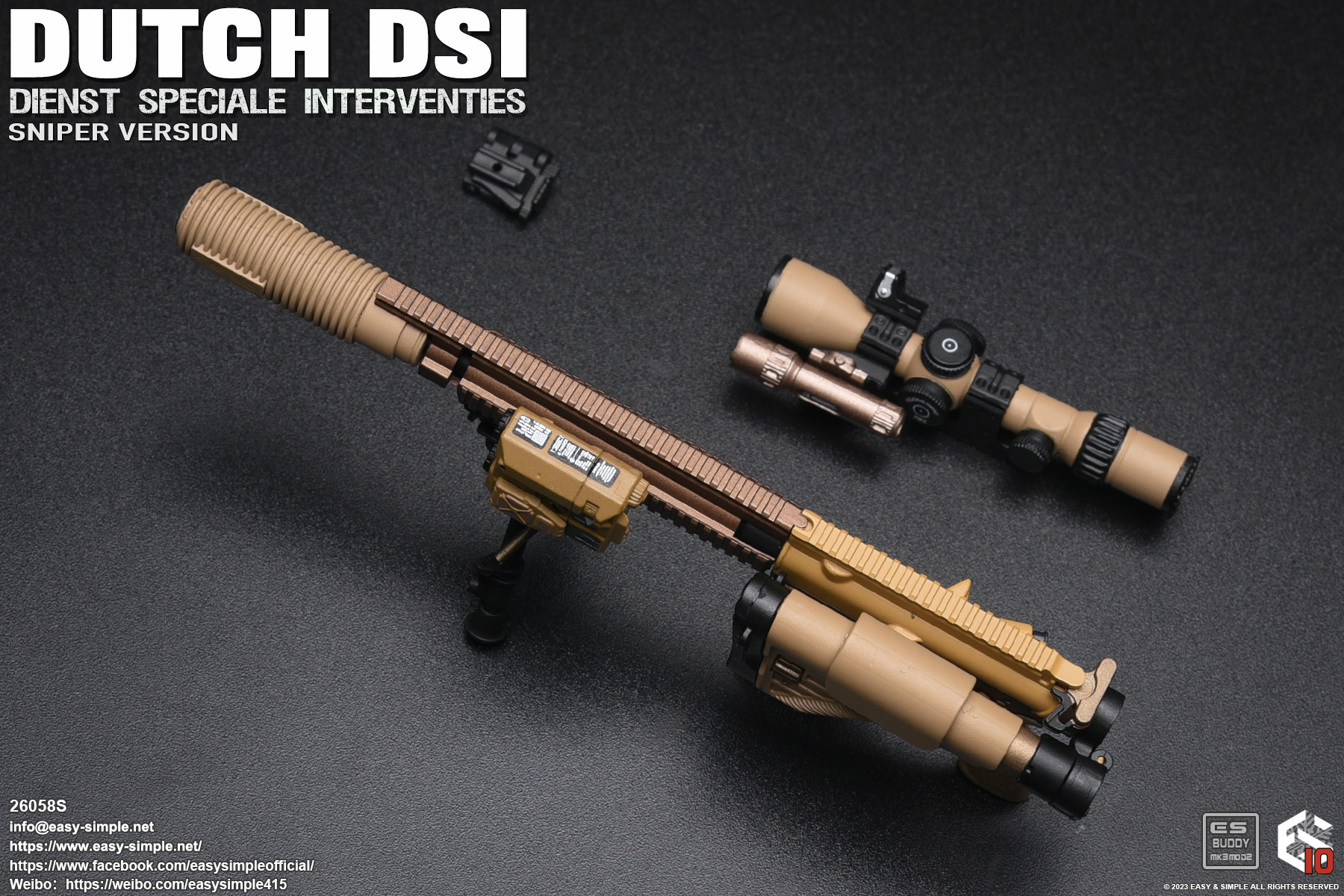 Easy&Simple 26058S Dutch Dienst Speciale Interventies Sniper