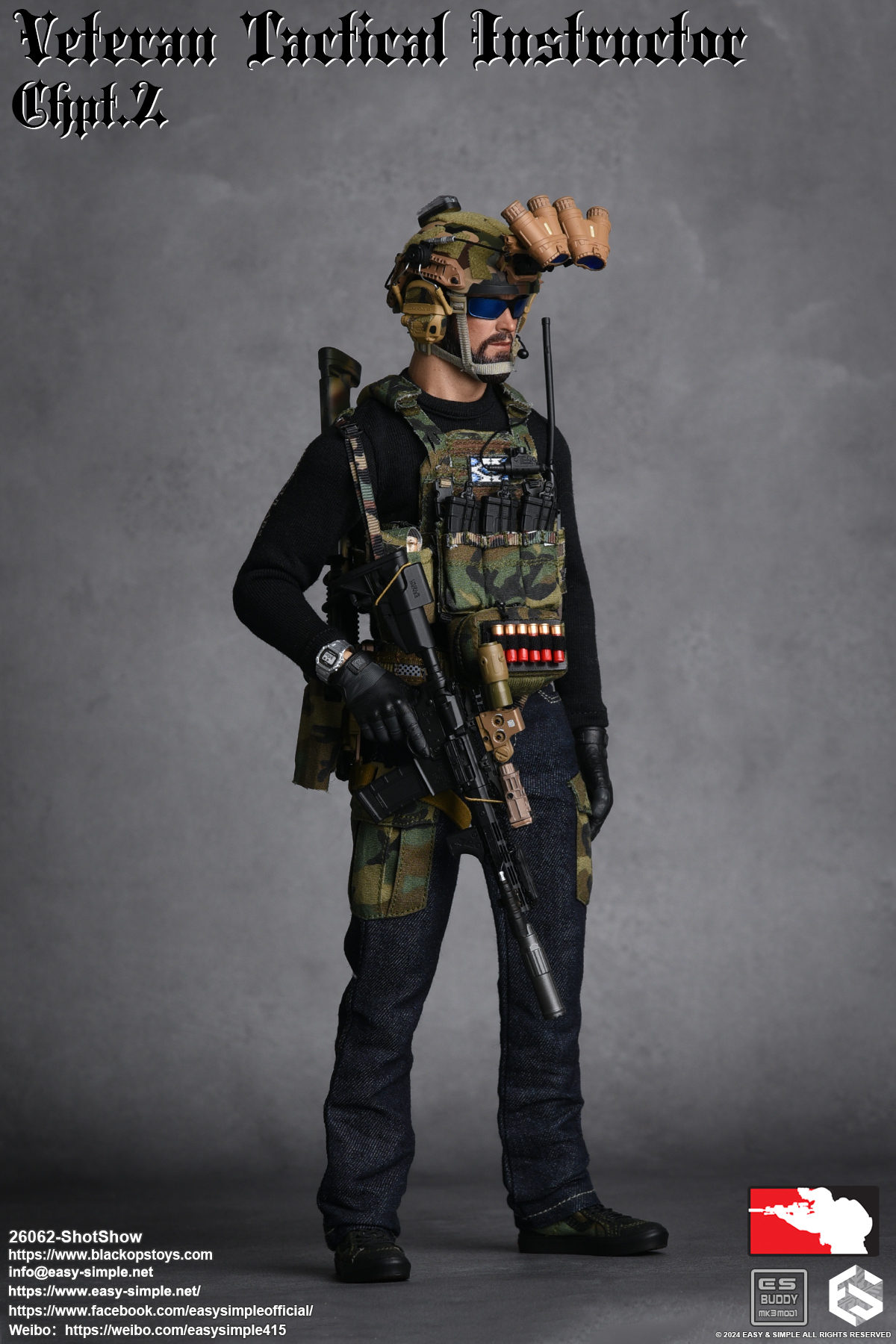 その他 BlackOpsToys x EASY&amp;SIMPLE 1/6 ShotShow BlackOpsToys x Easy&Simple 26062 Shotshow Veteran Tactical