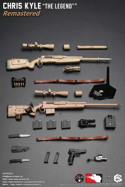 BlackOpsToys X Easy&Simple CK002DX Chris Kyle "The Legend" Remastered Deluxe Version