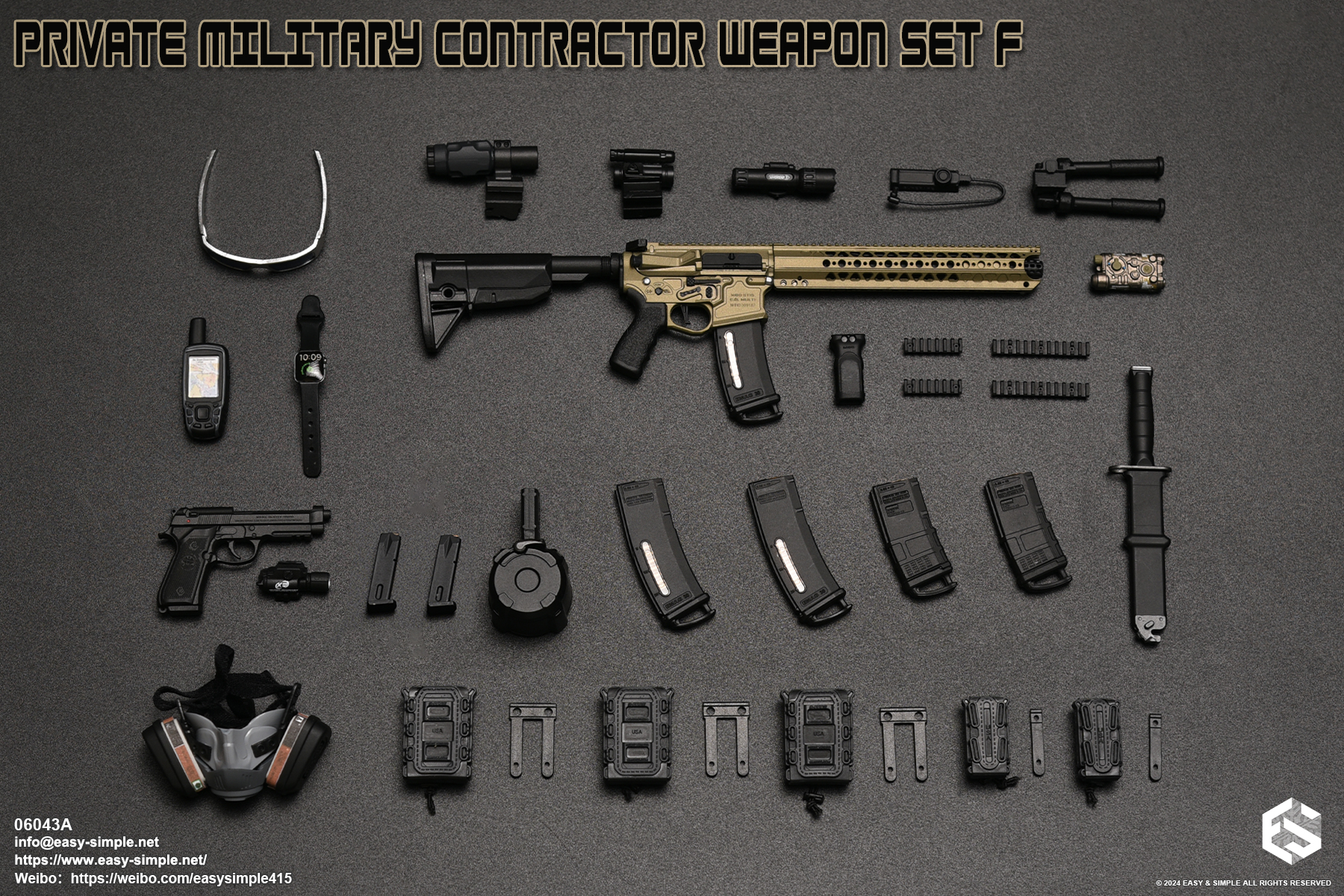 1/6 Scale Private Military Contractor Weapon Set – Buy Weapon Sets