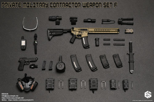 Easy&Simple 06043 Private Mlitary Contractor Weapon Set F