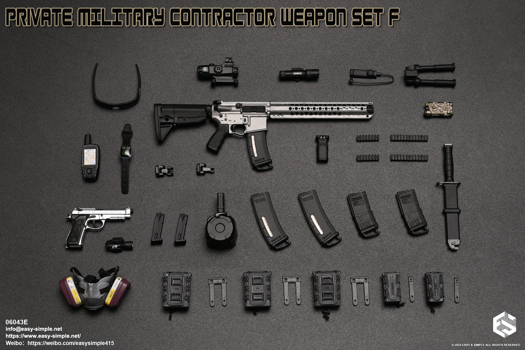 1/6 Scale Private Military Contractor Weapon Set – Buy Weapon Sets