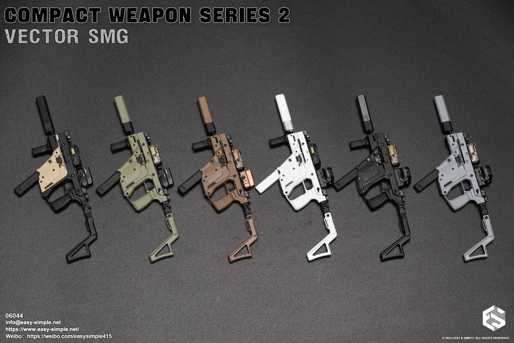 Easy&Simple 06044 COMPACT WEAPON SERIES 2 VECTOR SMG